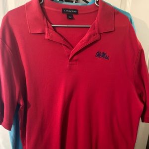 Ole Miss Polo Red Size Large